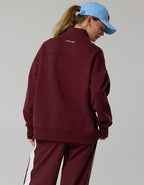 OFFLINE By Aerie Cloud Fleece Oversized Mockneck Sweatshirt - Royal Berry