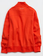 OFFLINE By Aerie Cloud Fleece Oversized Mockneck Sweatshirt - Orange Flare