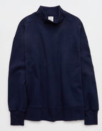 OFFLINE By Aerie Cloud Fleece Oversized Mockneck Sweatshirt - Royal Navy