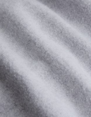 OFFLINE By Aerie Cloud Fleece Classic Full Zip Sweatshirt - Light Heather Gray