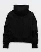 OFFLINE By Aerie Cloud Fleece Classic Length Hoodie - True Black
