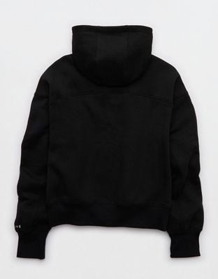 OFFLINE By Aerie Cloud Fleece Classic Length Hoodie - True Black