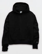OFFLINE By Aerie Cloud Fleece Classic Length Hoodie - True Black
