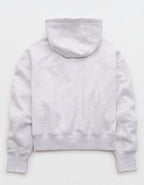OFFLINE By Aerie Cloud Fleece Classic Length Hoodie - Light Heather Gray