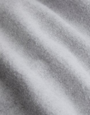 OFFLINE By Aerie Cloud Fleece Classic Length Hoodie - Light Heather Gray