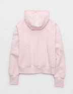 OFFLINE By Aerie Cloud Fleece Classic Length Hoodie - Pink Petal
