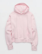 OFFLINE By Aerie Cloud Fleece Classic Length Hoodie - Pink Petal