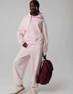 OFFLINE By Aerie Cloud Fleece Classic Length Hoodie - Pink Petal