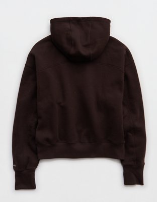 OFFLINE By Aerie Cloud Fleece Classic Length Hoodie - Deep Earth