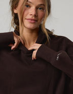 OFFLINE By Aerie Cloud Fleece Classic Length Hoodie - Deep Earth