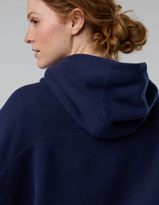 OFFLINE By Aerie Cloud Fleece Classic Length Hoodie - Classic Navy