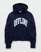 OFFLINE By Aerie Cloud Fleece Classic Length Hoodie - Classic Navy