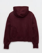 OFFLINE By Aerie Cloud Fleece Classic Length Hoodie - Royal Berry
