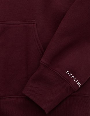 OFFLINE By Aerie Cloud Fleece Classic Length Hoodie - Royal Berry