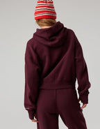 OFFLINE By Aerie Cloud Fleece Classic Length Hoodie - Royal Berry