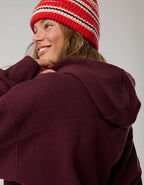 OFFLINE By Aerie Cloud Fleece Classic Length Hoodie - Royal Berry