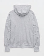 OFFLINE By Aerie OTT Henley Hoodie - Medium Heather Gray