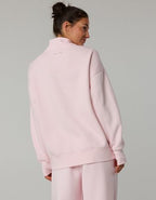 OFFLINE By Aerie Cloud Fleece Oversized Mockneck Sweatshirt - Pink Petal