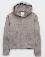 OFFLINE By Aerie Sweater Hoodie - Heathered Taupe