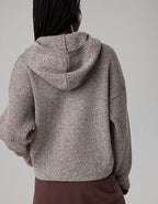 OFFLINE By Aerie Sweater Hoodie - Heathered Taupe