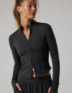 OFFLINE By Aerie The Hugger Full Zip Jacket - Smoked Gray