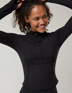 OFFLINE By Aerie The Hugger Full Zip Jacket - True Black