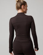 OFFLINE By Aerie The Hugger Full Zip Jacket - Deep Earth