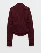OFFLINE By Aerie The Hugger Full Zip Jacket - Royal Berry