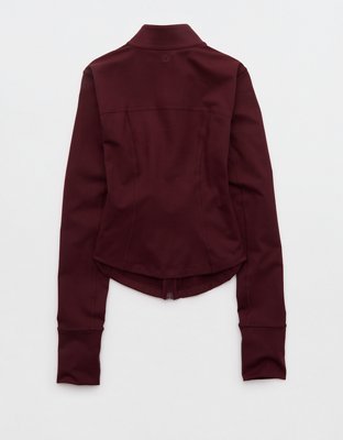 OFFLINE By Aerie The Hugger Full Zip Jacket - Royal Berry