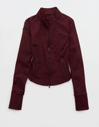 OFFLINE By Aerie The Hugger Full Zip Jacket - Royal Berry