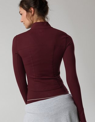 OFFLINE By Aerie The Hugger Full Zip Jacket - Royal Berry