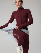 OFFLINE By Aerie The Hugger Full Zip Jacket - Royal Berry