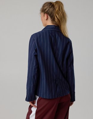 OFFLINE By Aerie Oxford Blazer - Royal Navy