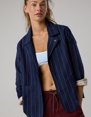 OFFLINE By Aerie Oxford Blazer - Royal Navy