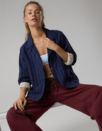 OFFLINE By Aerie Oxford Blazer - Royal Navy