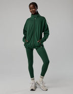 OFFLINE By Aerie The Hugger Oversized Full Zip Jacket - Rugged Green
