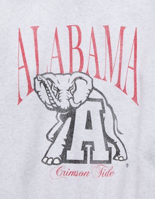 Alabama Crimson Tide OFFLINE By Aerie Crewneck - Heather Gray