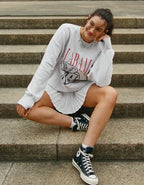 Alabama Crimson Tide OFFLINE By Aerie Crewneck - Heather Gray