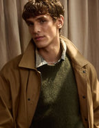 AE77 Premium Alpaca-Blend Sweater - Olive