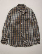 AE77 Premium Relaxed Striped Poplin Button-Up Shirt - Multi