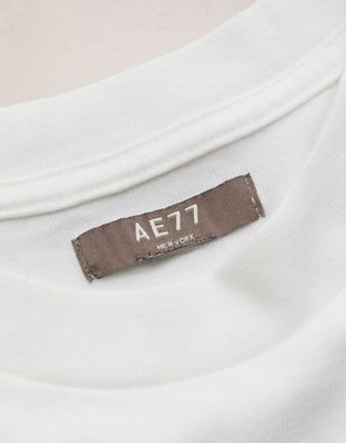 AE77 Premium Boxy T-Shirt - White