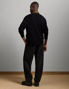 AE77 Premium Merino Wool Sweater - Black
