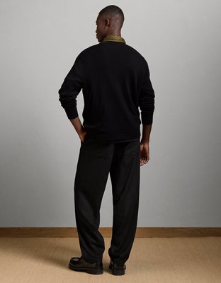 AE77 Premium Merino Wool Sweater - Black