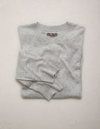 AE77 Premium Merino Wool Sweater - Light Heather Gray