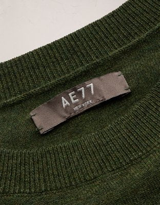AE77 Premium Merino Wool Sweater - Olive