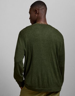 AE77 Premium Merino Wool Sweater - Olive