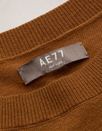 AE77 Premium Merino Wool Sweater - Orange