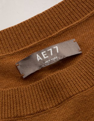 AE77 Premium Merino Wool Sweater - Orange