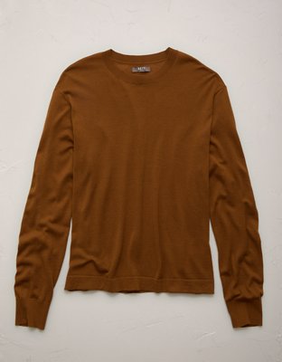 AE77 Premium Merino Wool Sweater - Orange