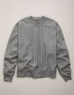 AE77 Premium Oversized Crewneck Sweatshirt - Heather Gray